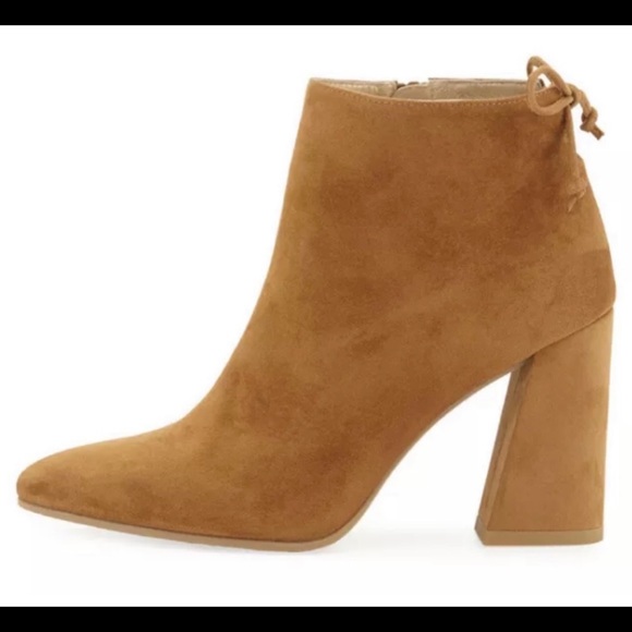 Stuart Weitzman Grandiose Suede Ankle Bootie - Picture 12 of 14